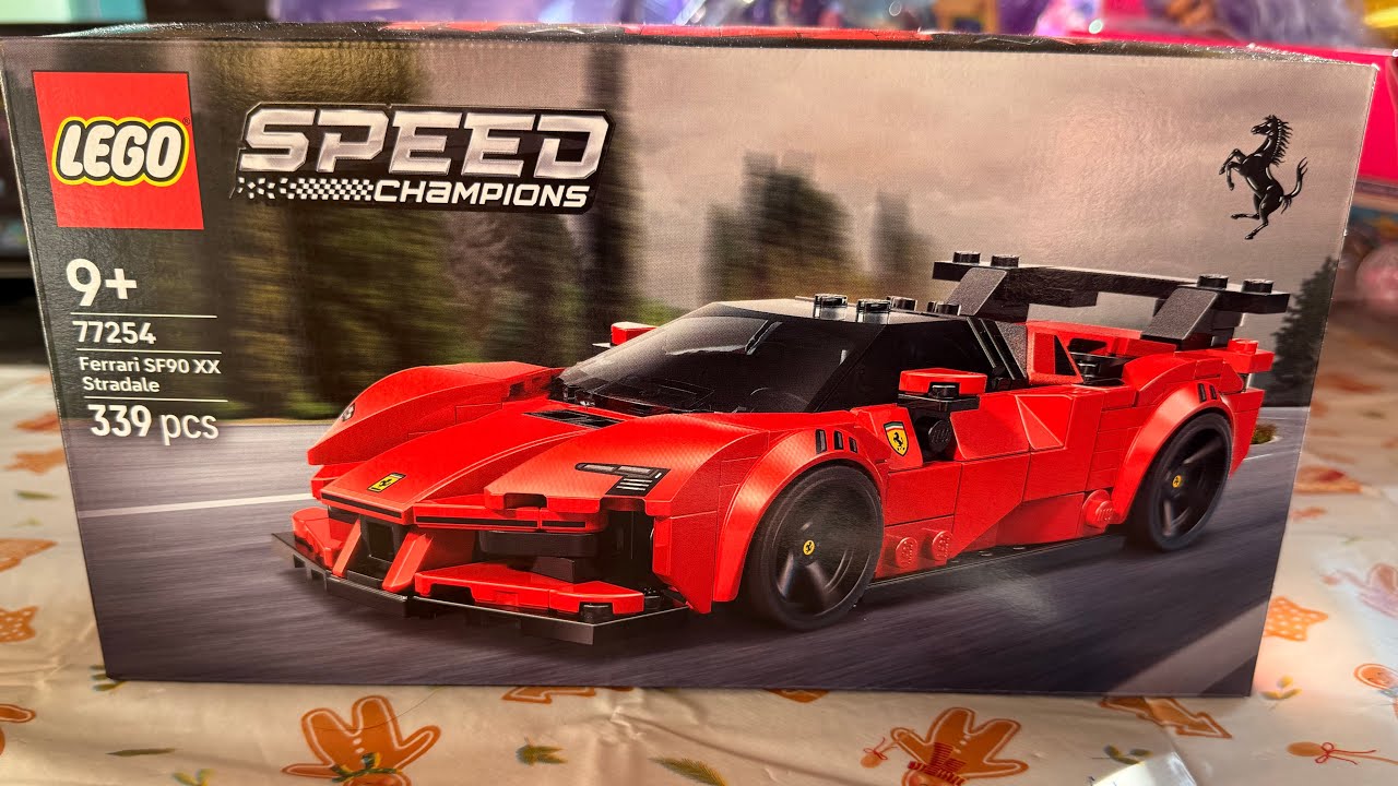 Building Speed Champion Ferrari SF-90 XX Stradale Sports Car Set 77254 / 339pcs