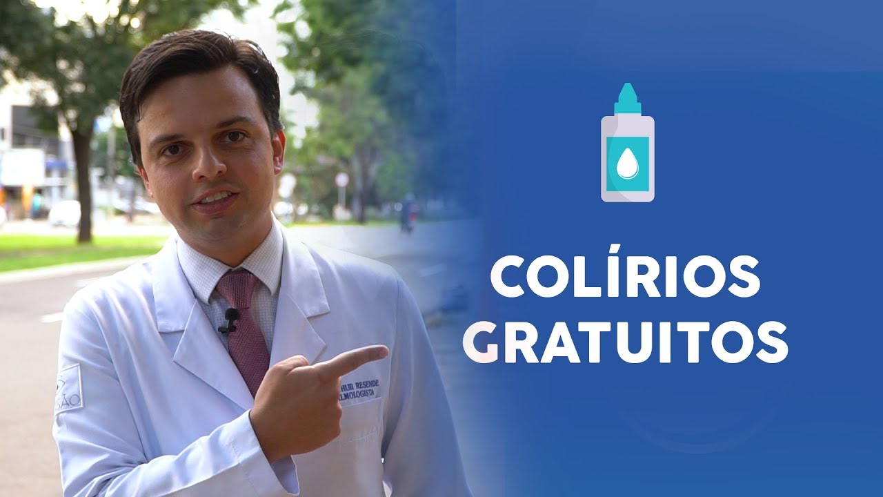 Como conseguir Colírios Gratuitos para Tratar meu Glaucoma? - Dr Arthur Resende