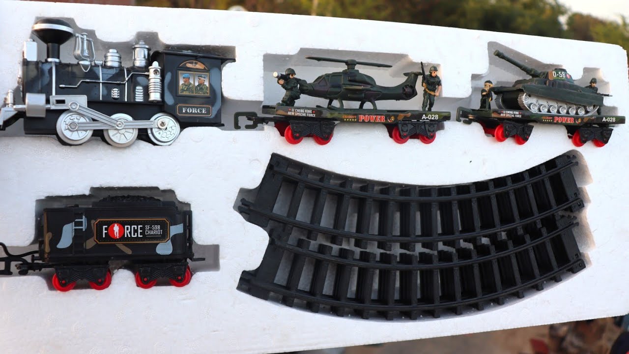 RC Army Train unboxing || Army train unboxing and testing || Military train unboxing || steam train