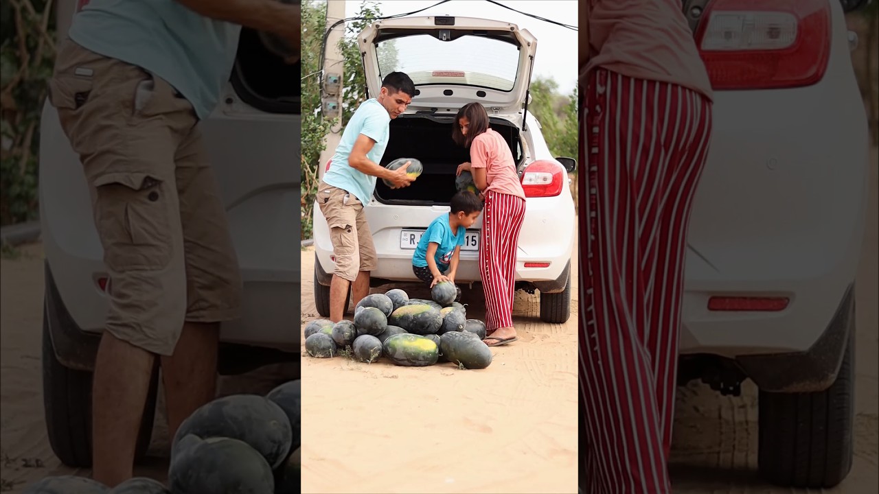 Papa brought watermelon 🍉 #shorts #viral
