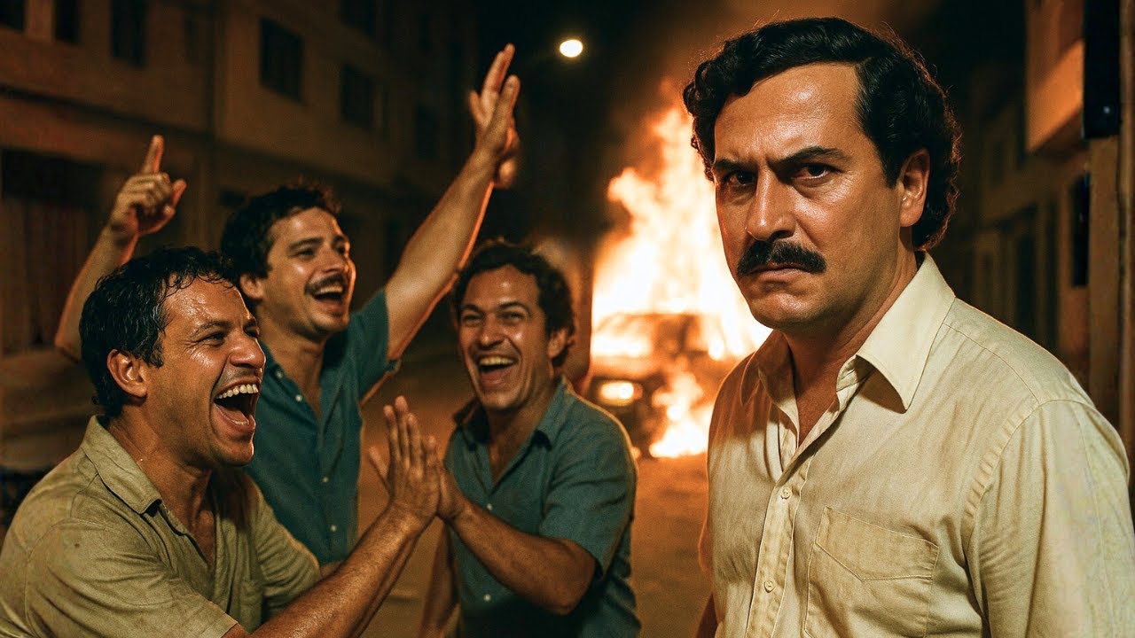 Tres matones prendieron fuego al coche de Escobar… y desataron una brutalidad inimaginable