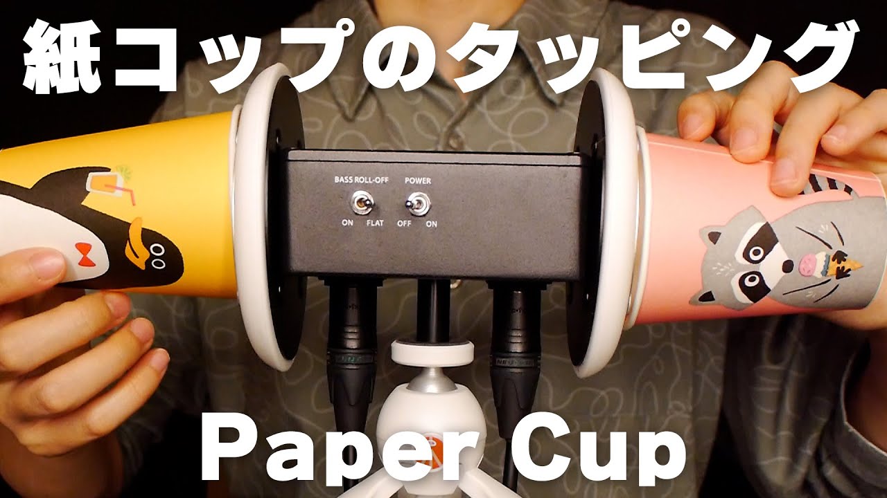 ASMR 紙コップのタッピングが結局最強 Paper Cup Tapping (No Talking)