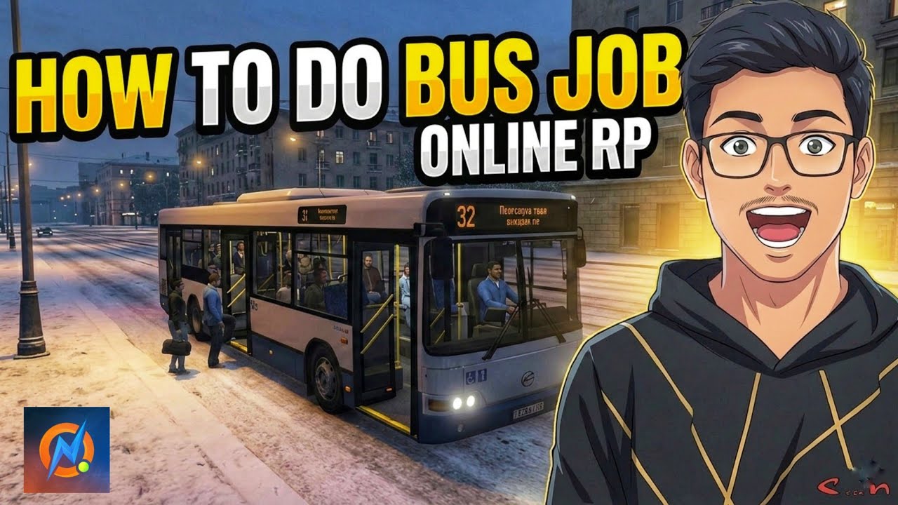 Online RP Bus Job Gameplay 🚌 | Full Earning Guide 💰