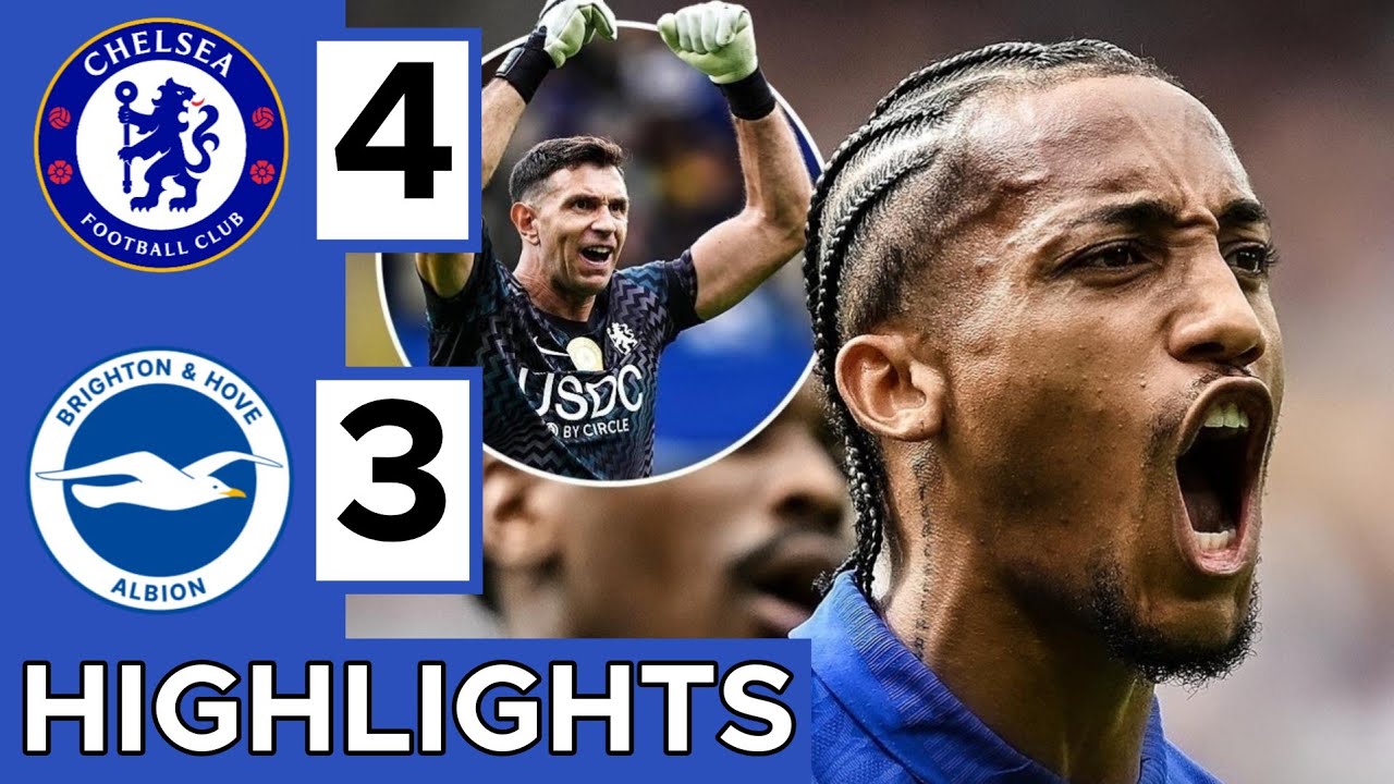 🔵Челси &mdash; Брайтон (4-3) Расширенный обзор матча | АПЛ 2026/27
