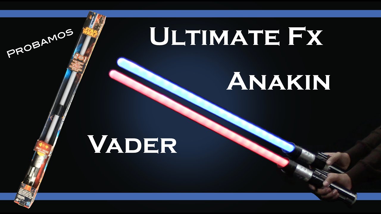 Sable de Luz ANAKIN SKYWALKER / DARTH VADER 🔹 Ultimate Fx Lightsaber 2 en 1 Star Wars Lightsaber
