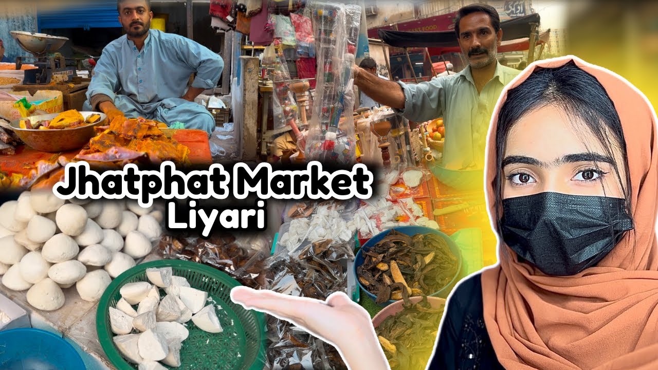 Lyari ki sabse bari Market Gaye❤️| Explored Lyari Jhatphat Market |
