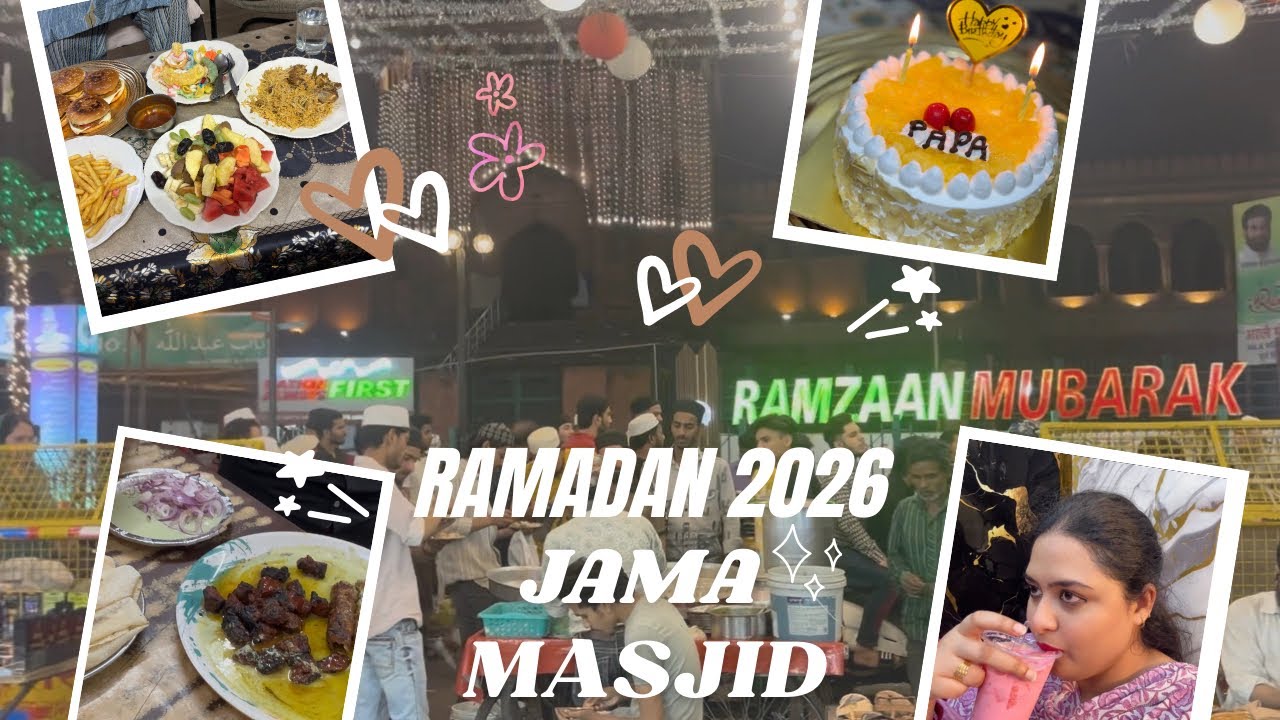 Ramadan in Jama Masjid 🍗| Ramzan Street food 🥘 | Old Delhi