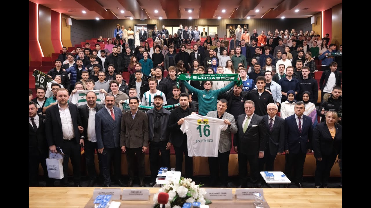 Bursaspor Başkanı Enes Çelik'ten Mudanya Üniversitesi’nde önemli açıklamalar...