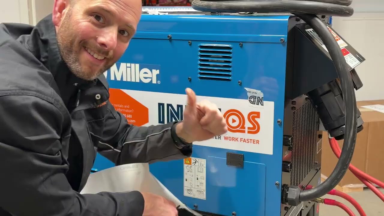 Samenstellen van een Miller proheat 35 inductie machine