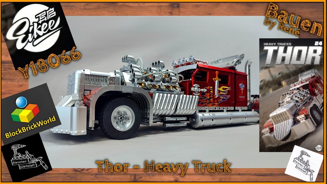 ☝️Thor, ein Showtruck der Extraklasse | Eikee Y18066 Thor Heavy Truck