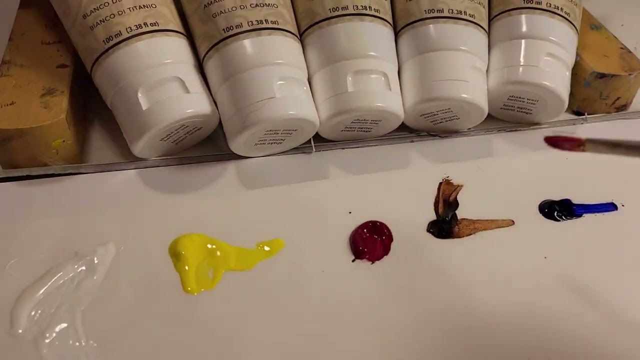 Oil Painting Basics: Geneva Oil Paint #unboxing #painting