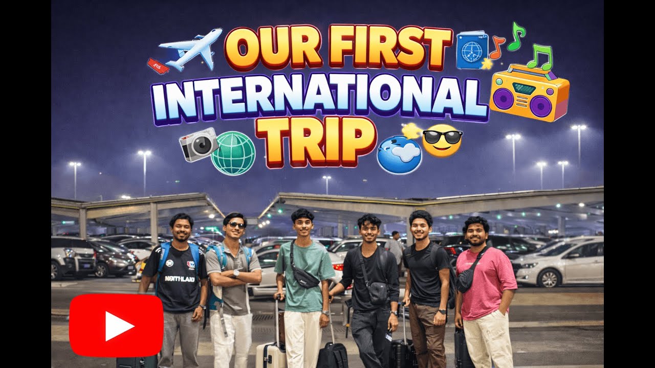 My First International Trip Starts Here ✈️ | Part 1