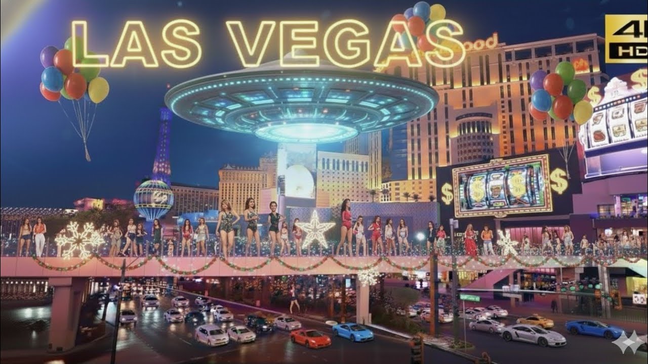 Las Vegas Nightlife Experience - Neon Lights, Casinos & Party Vibes | Walking Tour on The Strip 