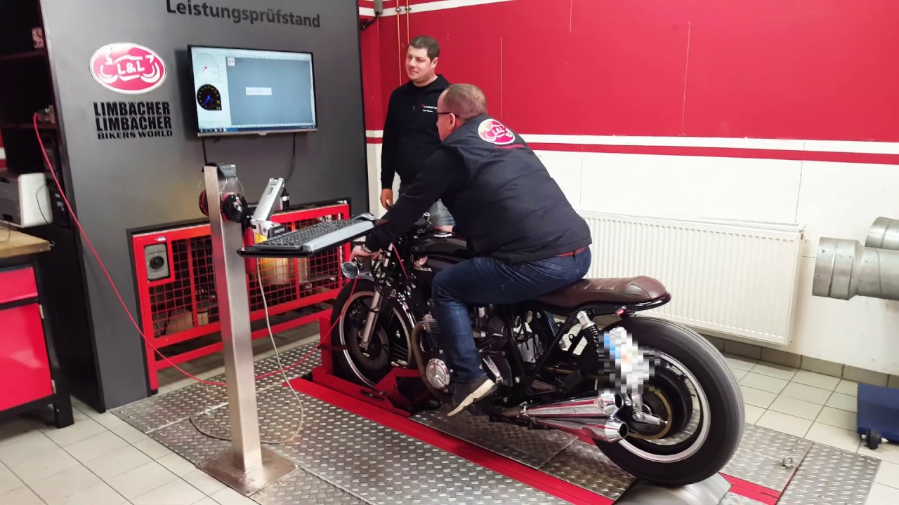 Honda CB650c Caferacer Dyno run