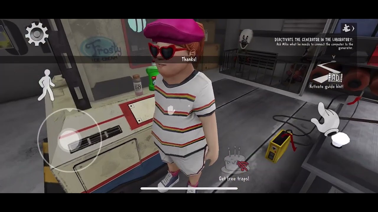 Ice Scream 8 - Laboratory Generator Disabled (Part 1)