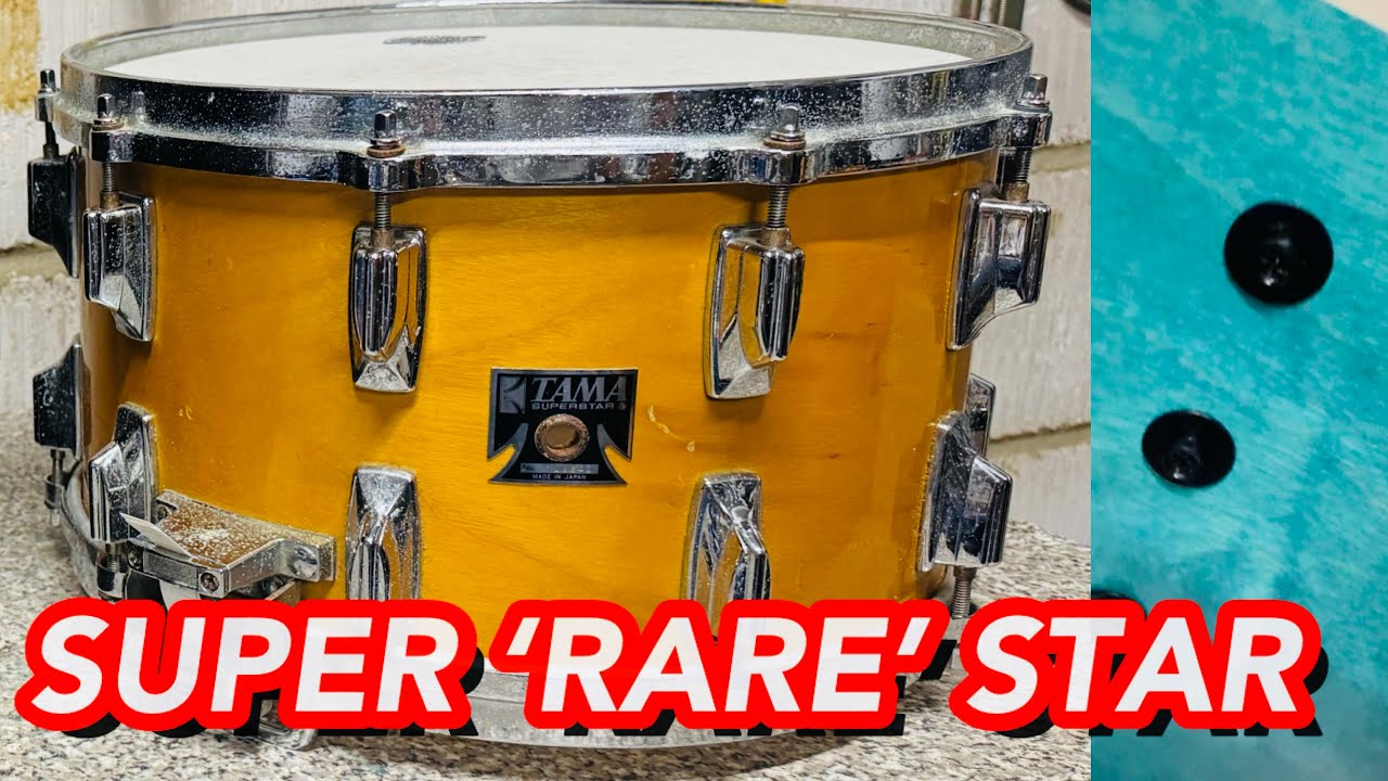Малый барабан TAMA SUPERSTAR SPLIT LUG ‘RARE’ 14x8, часть 1