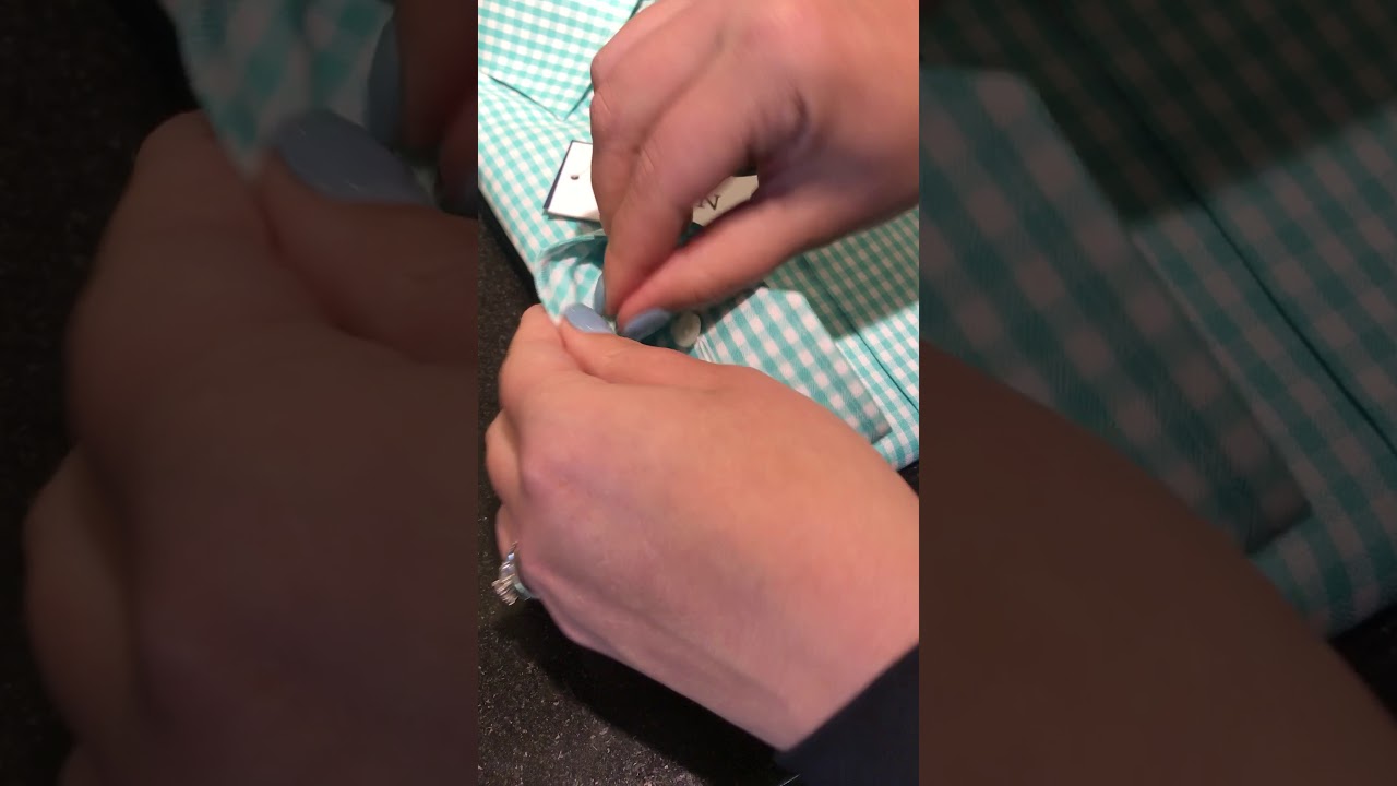 How to use cuff links on a button-sleeve Eton shirt