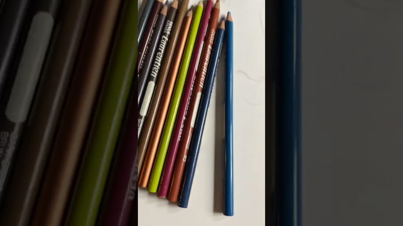 $80 colored pencils! vintage Venus spectracolor unboxing and review