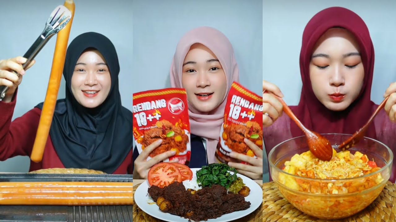 KOMPILASI TIK TOK INI CIA MUKBANG|🍛🍜🍲