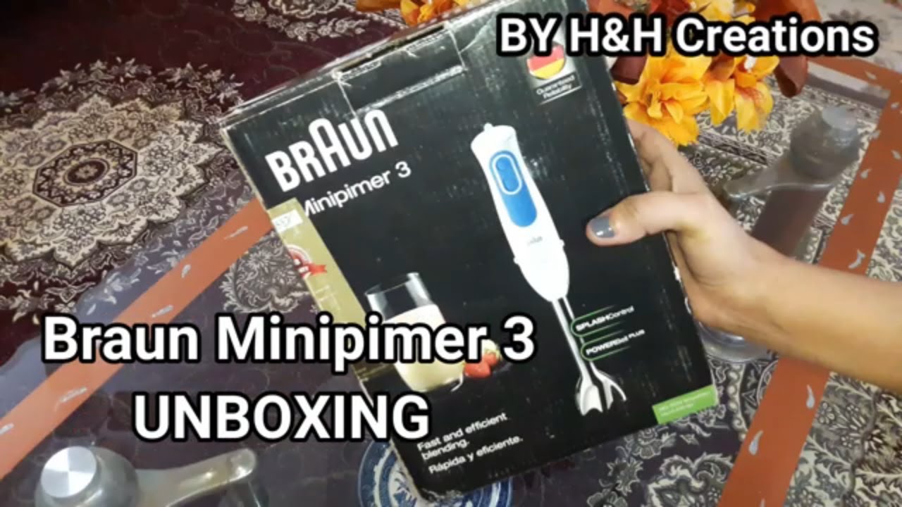 Braun Minipimer 3 Hand Blender | Unboxing & First Impressions