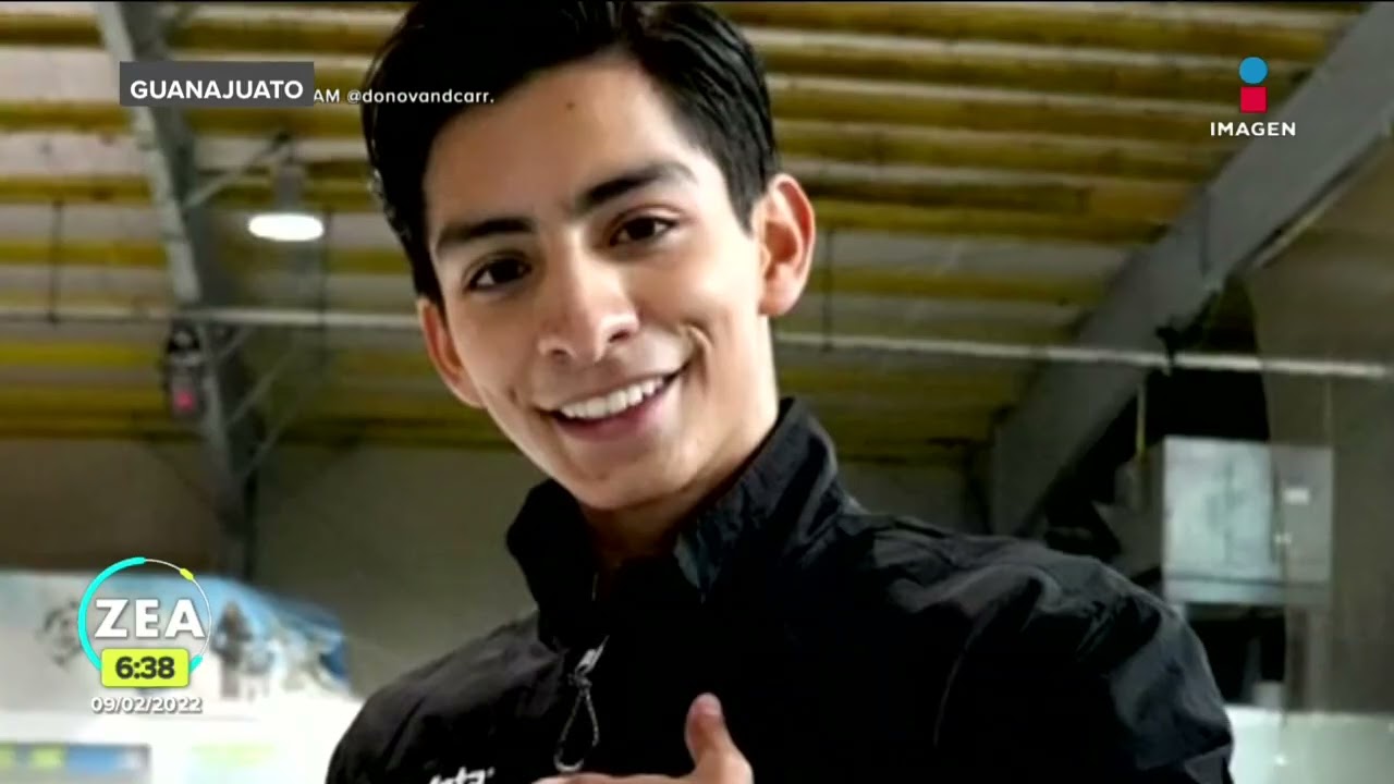 Donovan Carrillo entrena en una pista de hielo pública en Guanajuato | Noticias con Francisco Zea