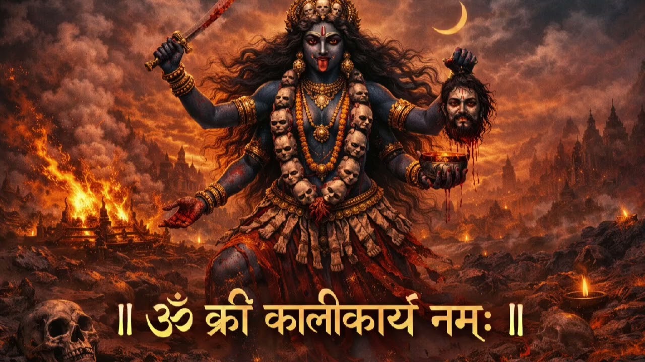 🔱माँ काली का सबसे प्रसिद्ध और शक्तिशाली मंत्र 📿