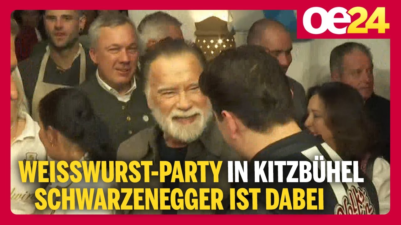 V.I.P. Weißwurstparty mit Schwarzenegger, Gabalier & Schweighöfer | Kitzbühel