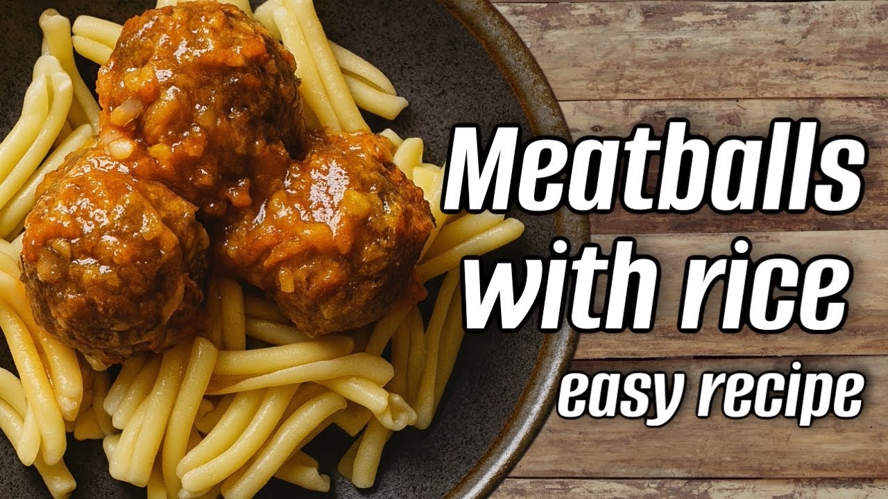 Ukrainian-Style Meatballs with Rice | Easy & Delicious