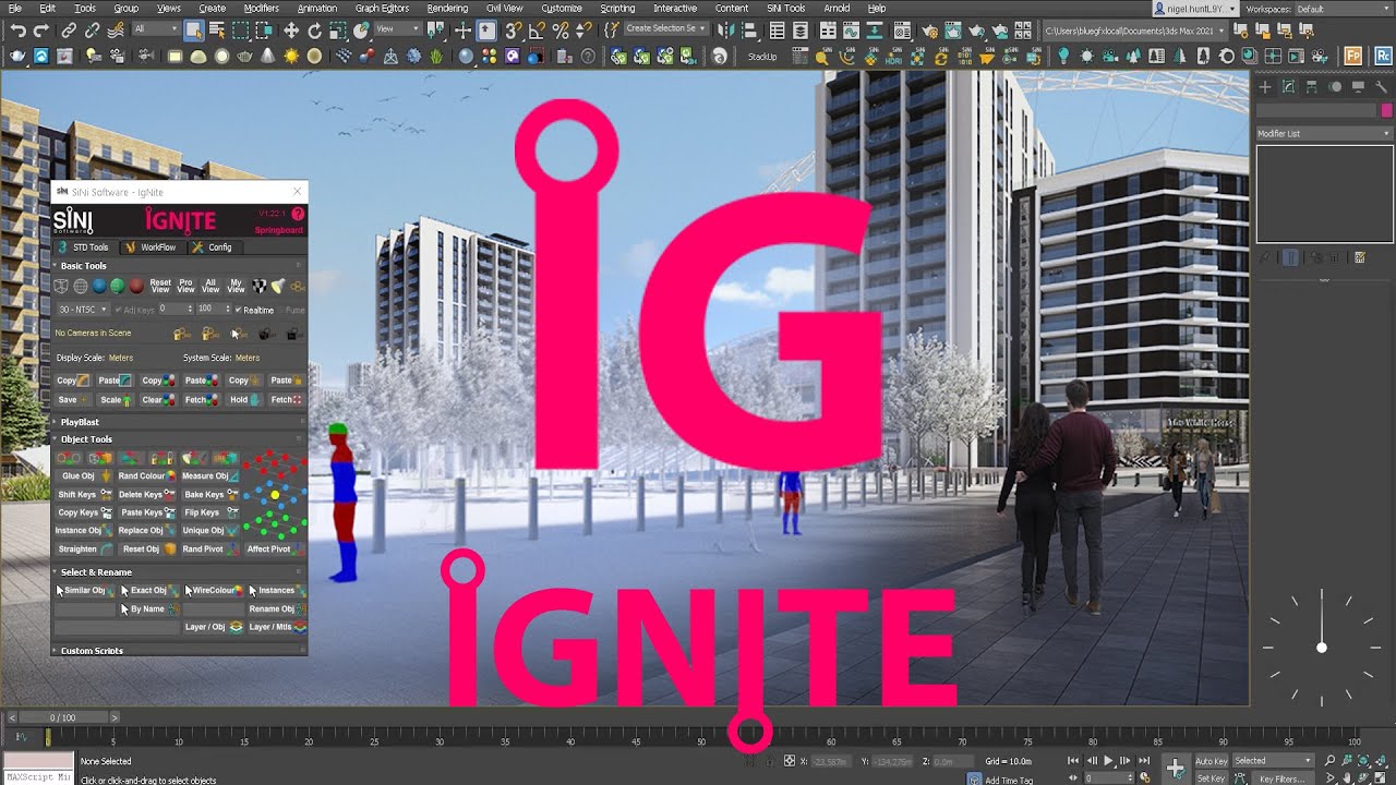 Reference 3D person for 2D photomontage work