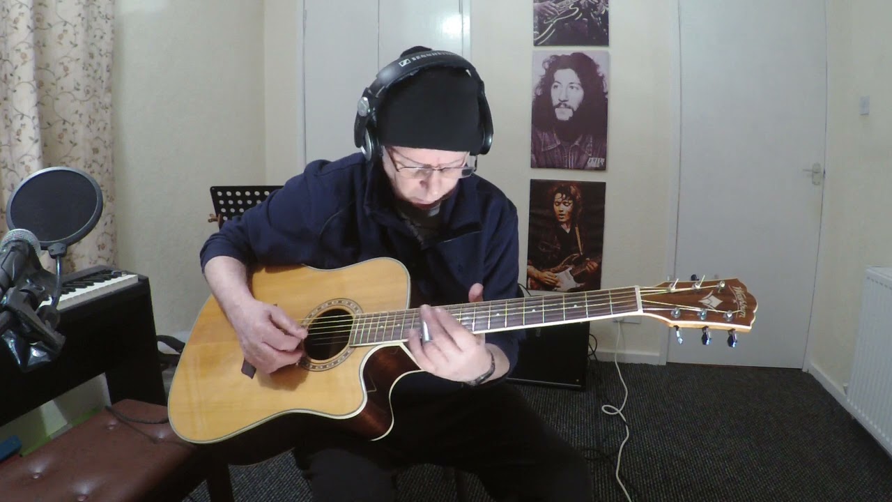 Acoustic slide blues in G bt  (HighQualityBackingTracks)