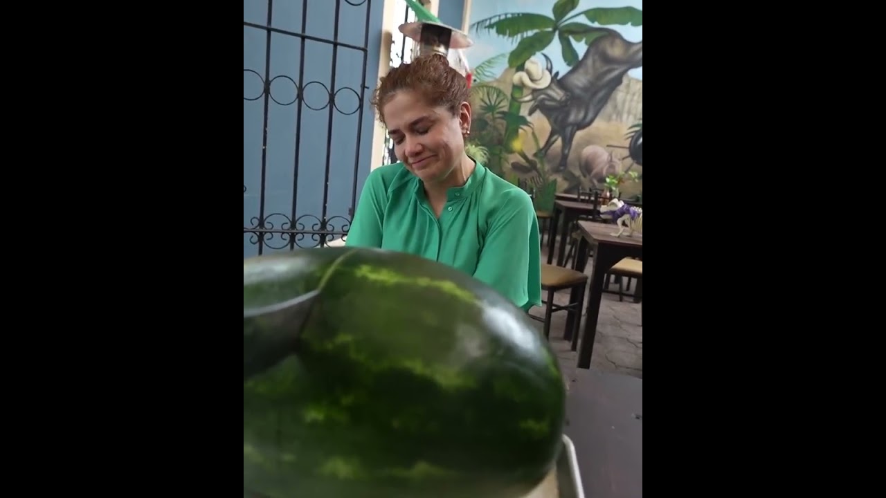 The rich man was help poor people of watermelon ❤️