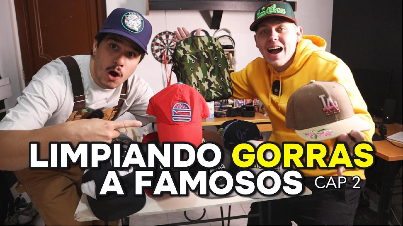Limpiando GORRAS con EL BARRIAL de PANDA | Capítulo 2 | Leo On The Way