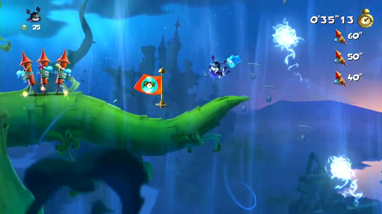 Rayman Legends PS3 Gameplay 54 Toad Story When Toads Fly Invaded