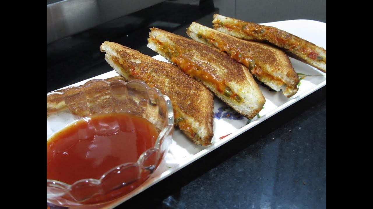Tomato Capsicum Cheese Sandwich