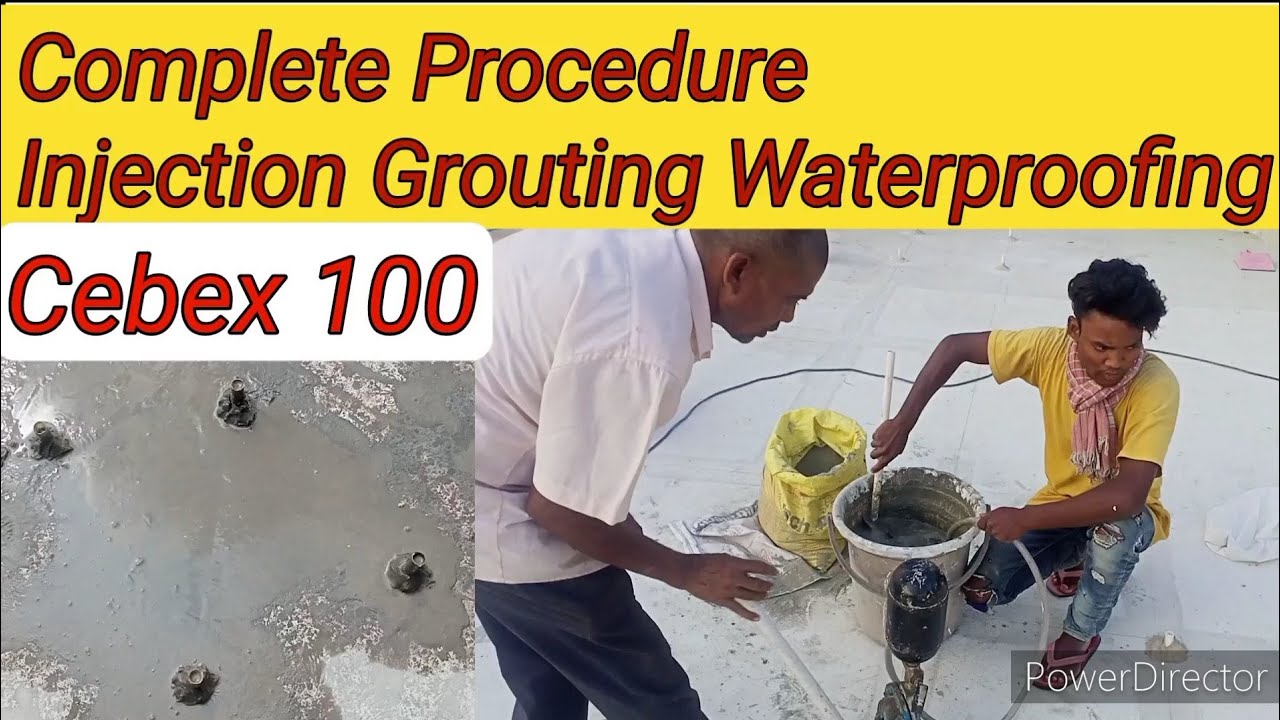 😱Injection grouting waterproofing, ,😱 cement Injection grouting , ☑️ cebex100