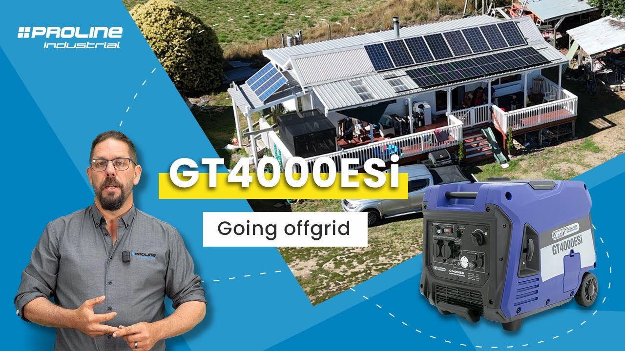 Going Off Grid - with the GT4000ESi generator and Proline Industrial