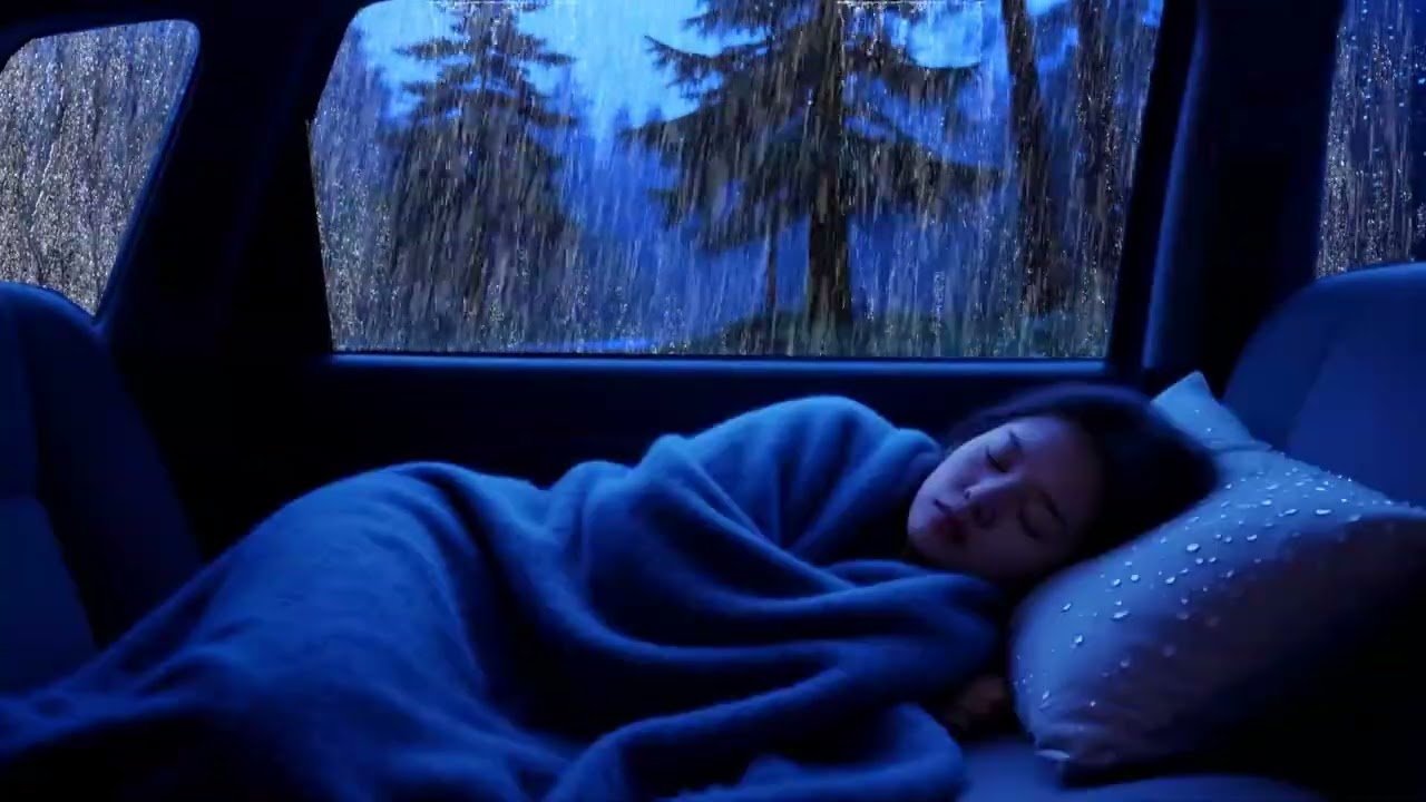 Deep Inner Peace 🌙 Meditation with Natural Rain Sounds at Night