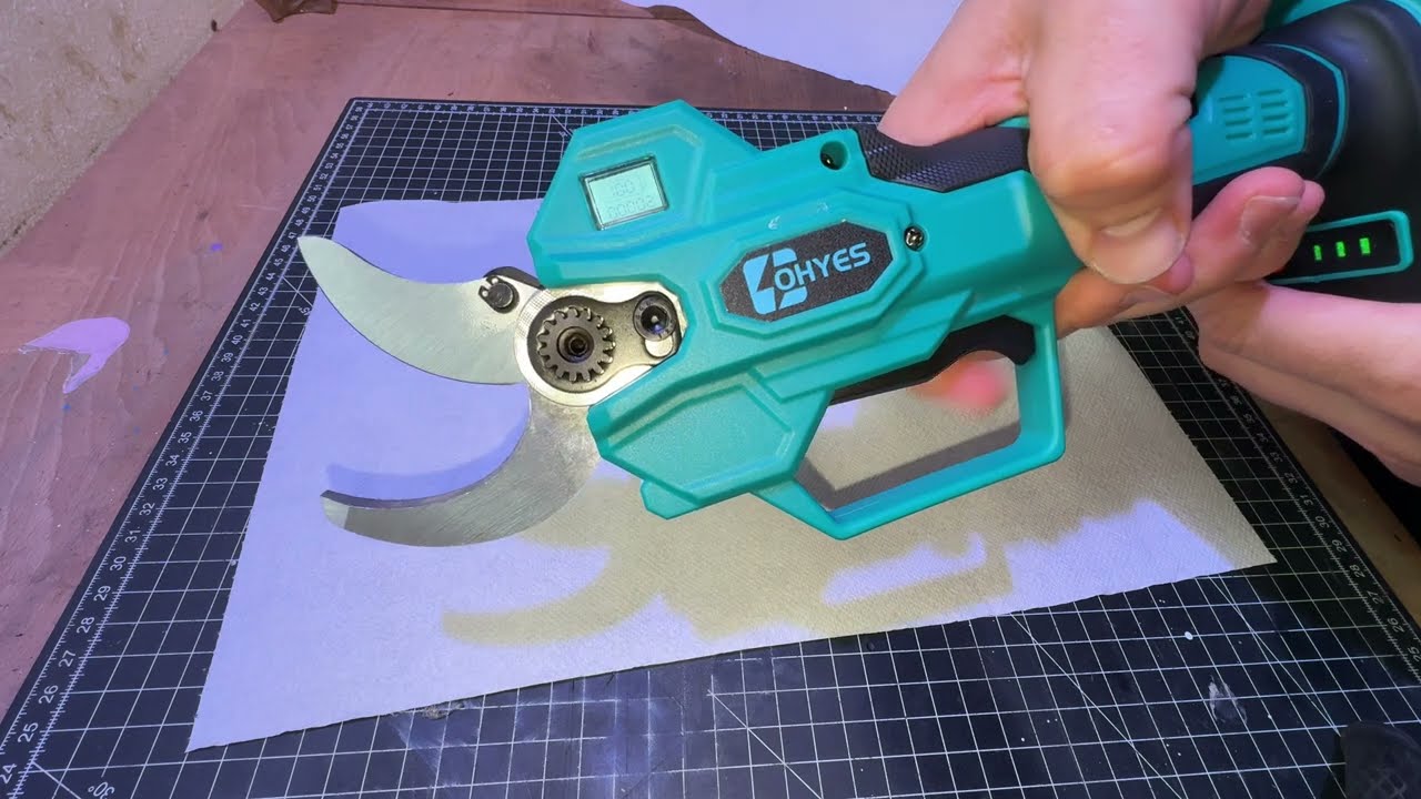 Ohyes Professional Cordless pruning shears compatible for Makita 18V Battery unboxing & instructions