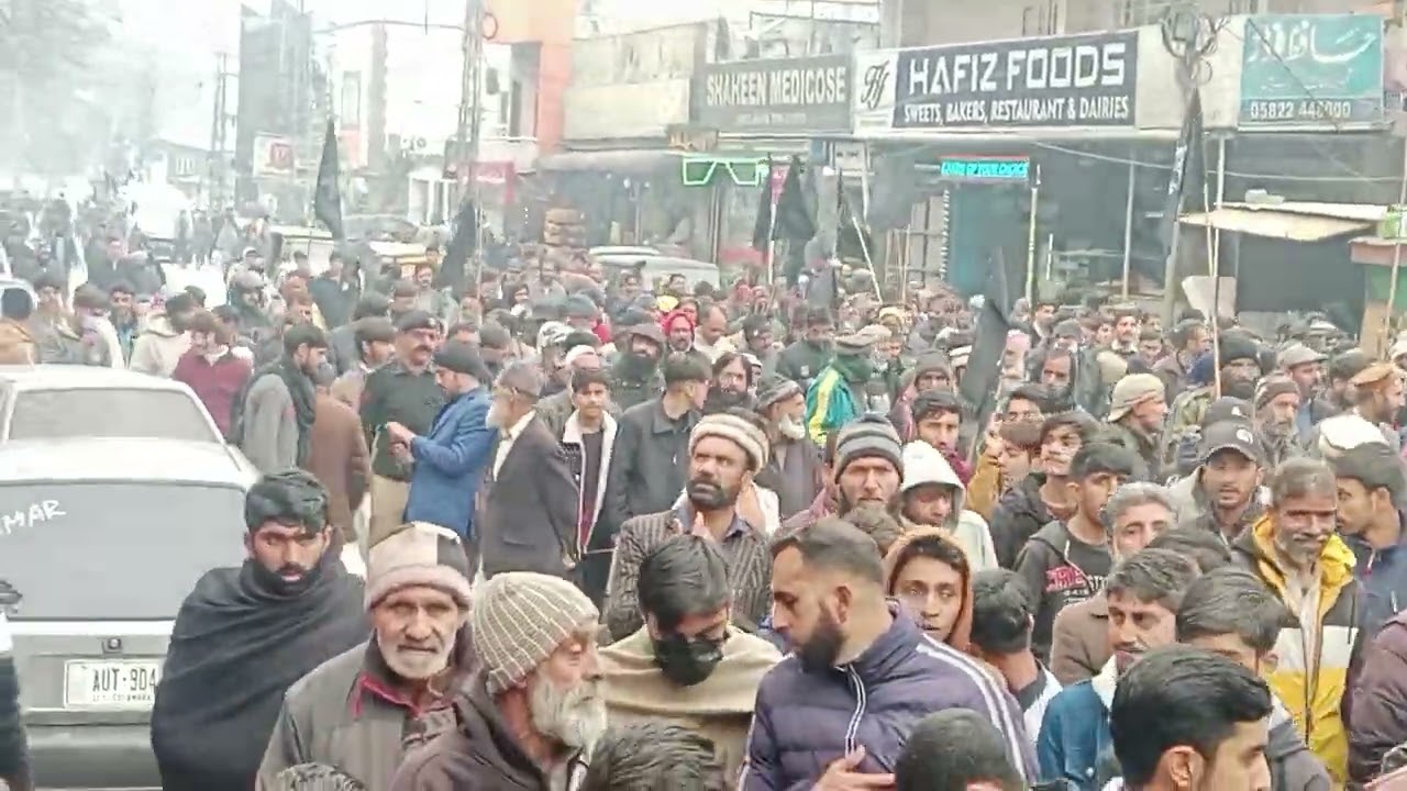 Muzaffarabad kashmiries nation strike against indian for self determination for kashmiries people ..