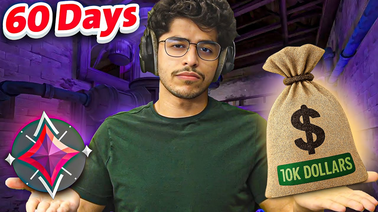 #1 البداية الأصعب 😰 | 10,000$ إلى أعلى رانك باللعبة🔥