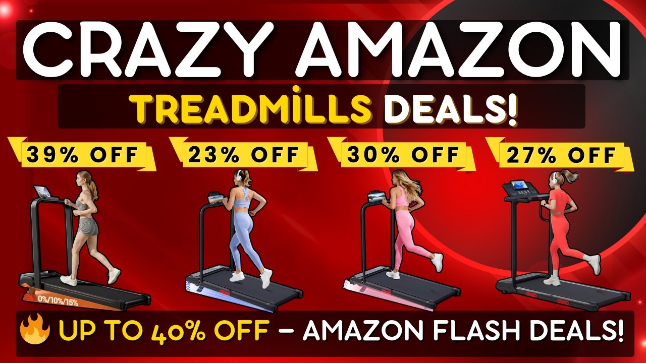 Amazon&rsquo;s BIGGEST Treadmill & Walking Pad Deals of 2025! 🔥 Up to 40% OFF