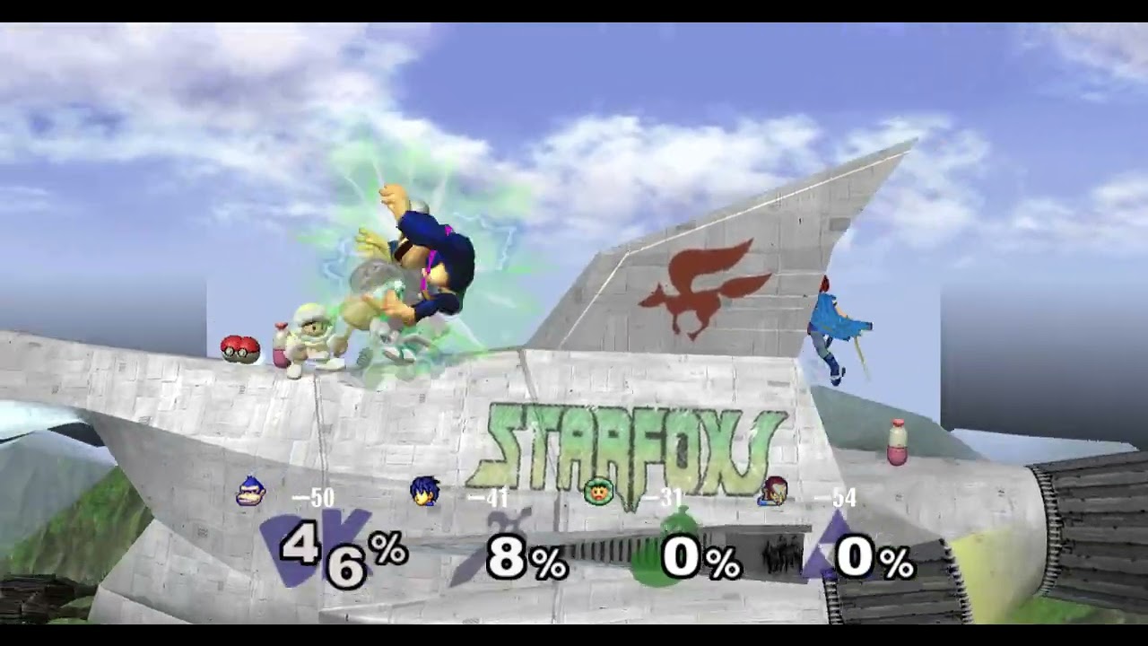Super Smash Bros. Melee - 4-Players PokeBall Choas (Controling 3-Players on Keyboard)