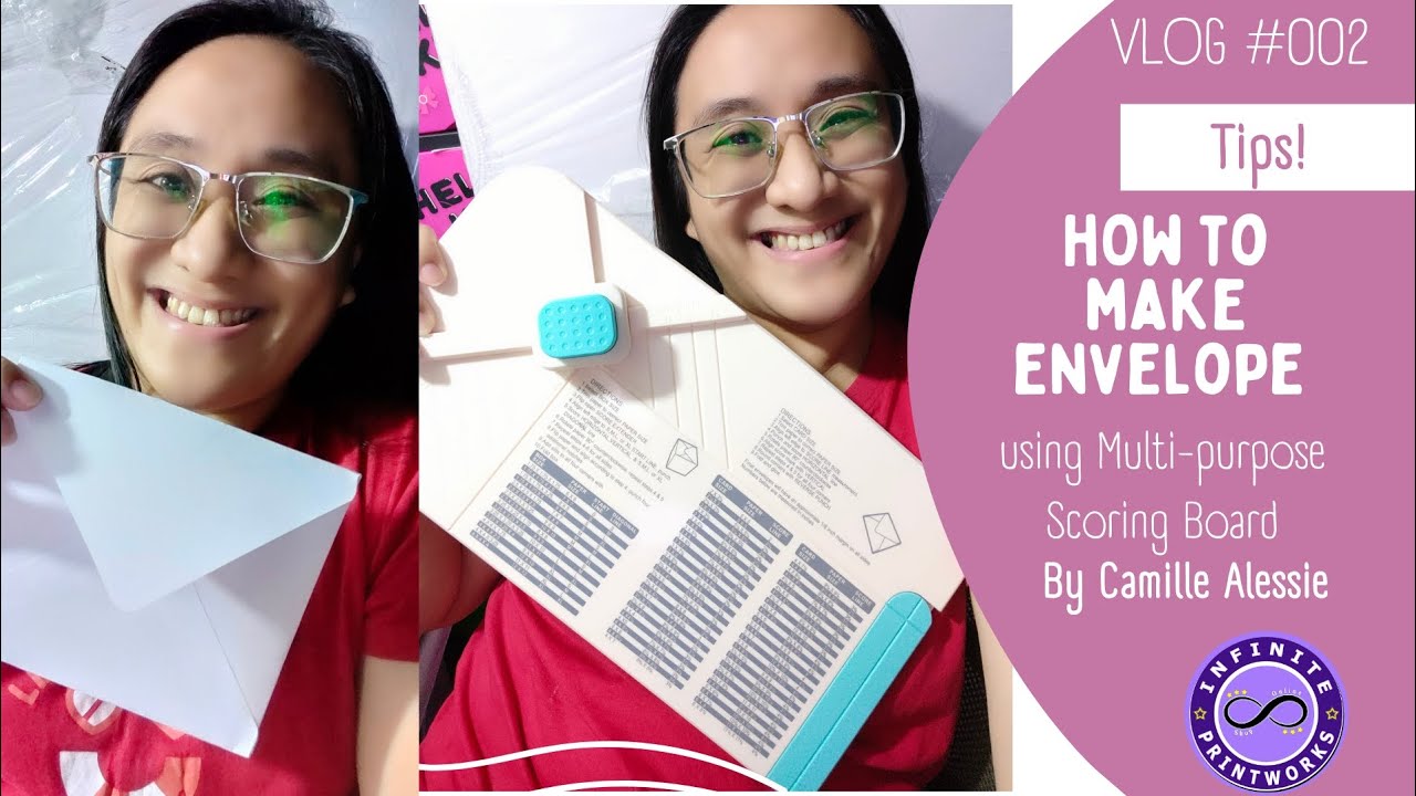 Vlog #002 - How to make Envelope using Multipurpose Scoring Board