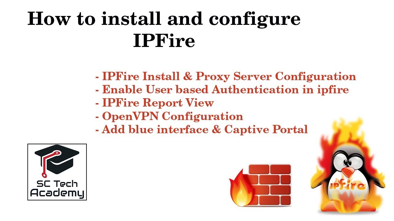 How to install and configure IPFire