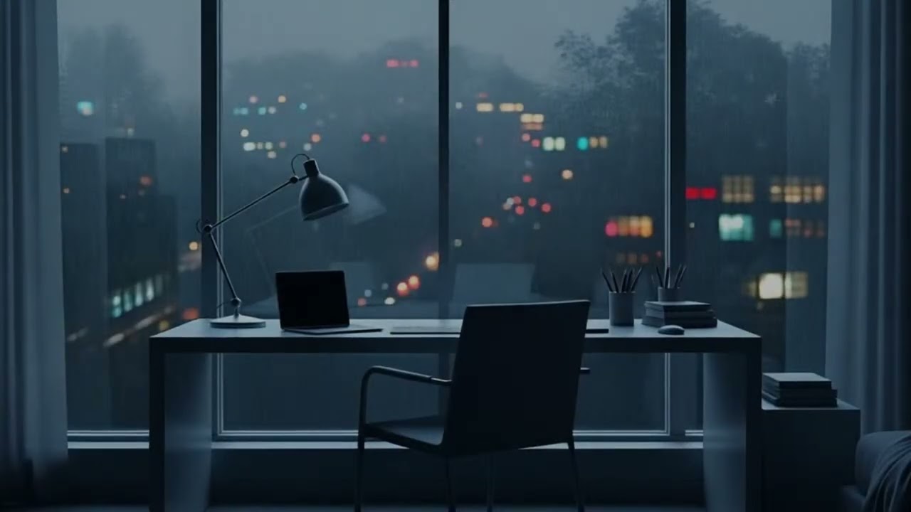 【集中用】思考を邪魔しない雨音 #集中サウンド #雨音