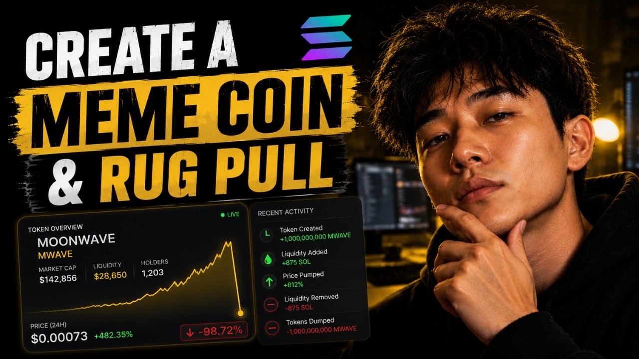 How I Easily RUG PULL a Meme Coin in 16 Minutes (SECRET METHOD)