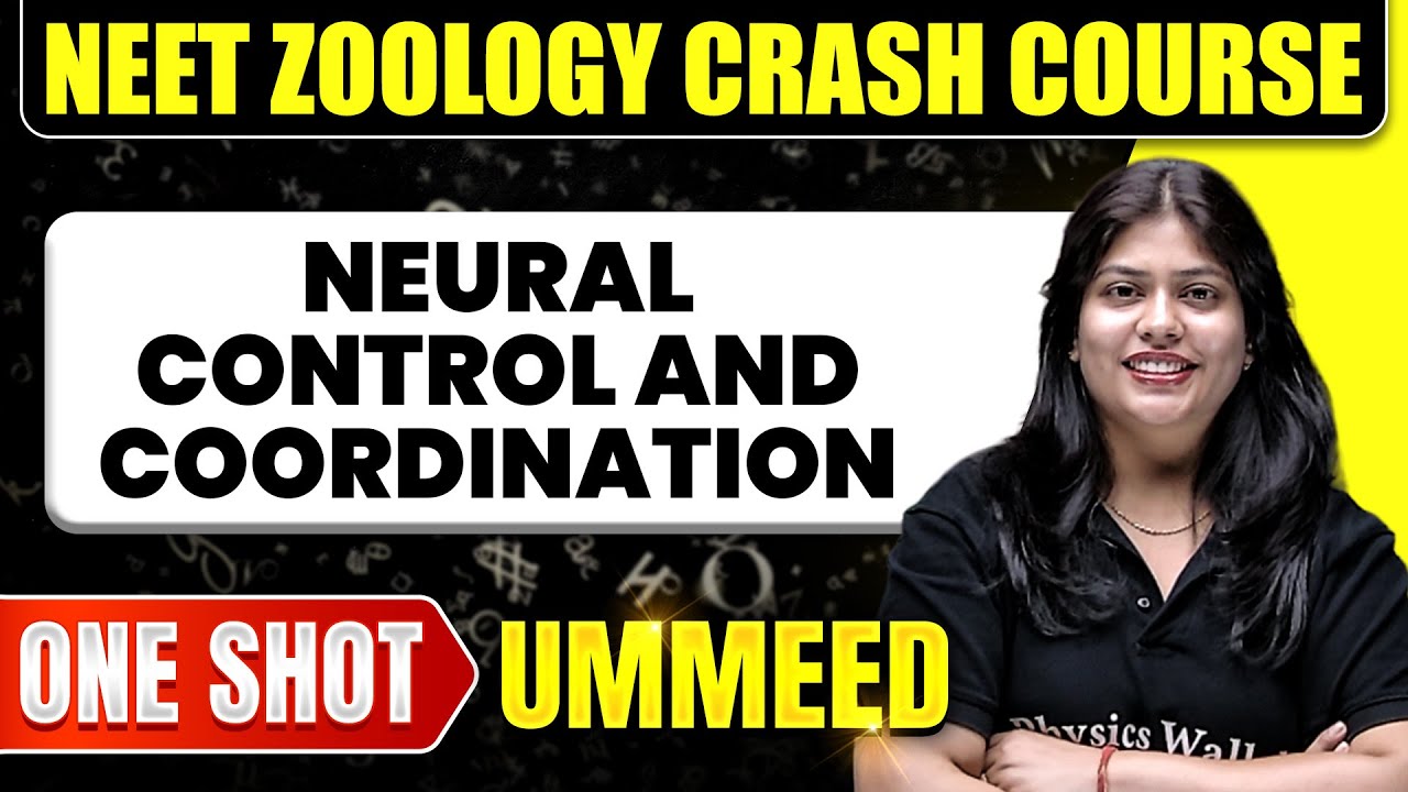 NEURAL CONTROL AND COORDINATION in 1 Shot: All Concepts, Tricks & PYQs | NEET Crash Course | Ummeed