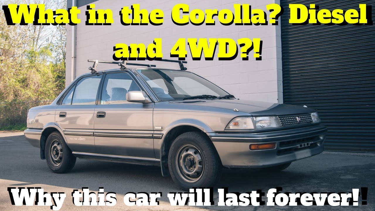 Why this 4WD 5 Speed Diesel Toyota Corolla will last forever.