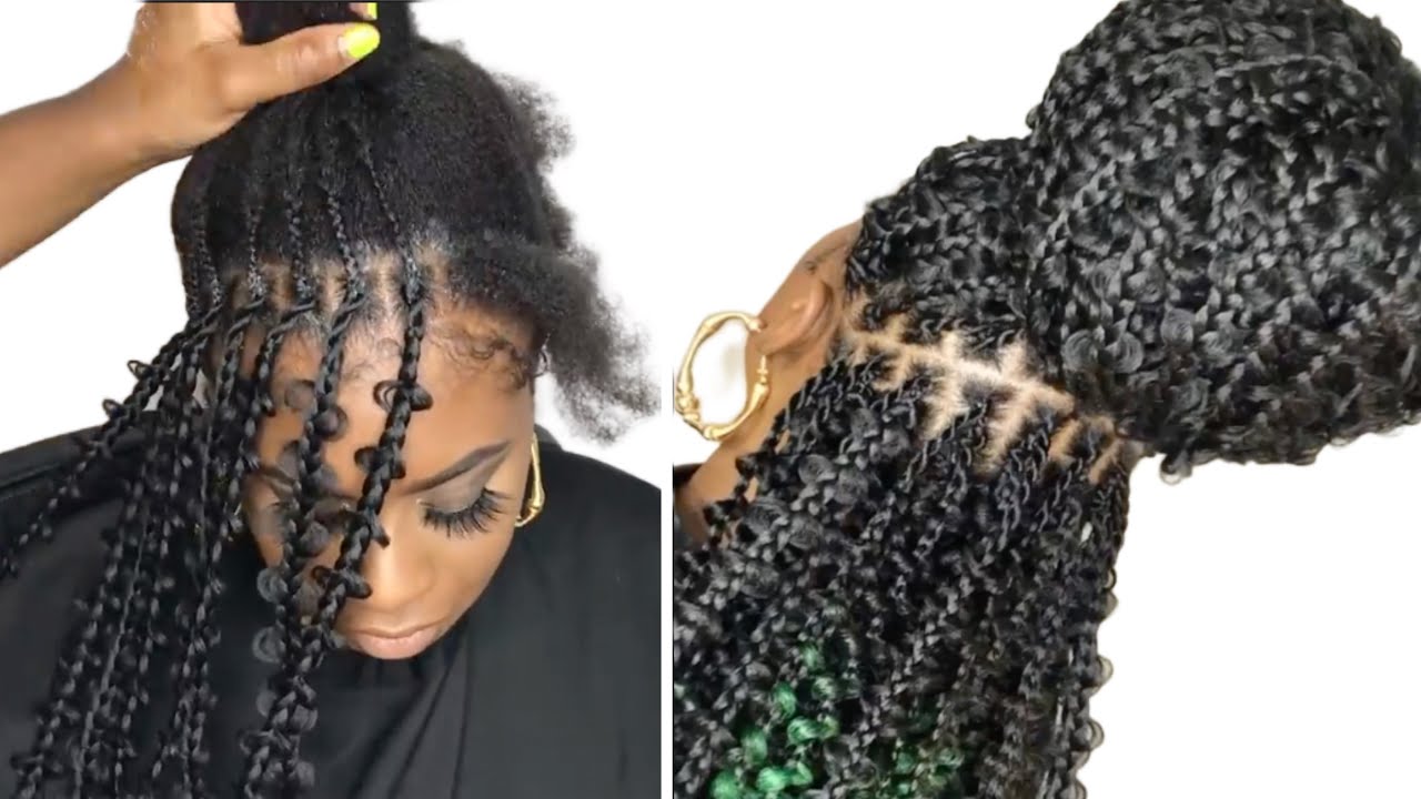 Its the BUN for me..INDIVIDUAL CROCHET ILLUSION BUN FOR BUTTERFLY BRAIDS