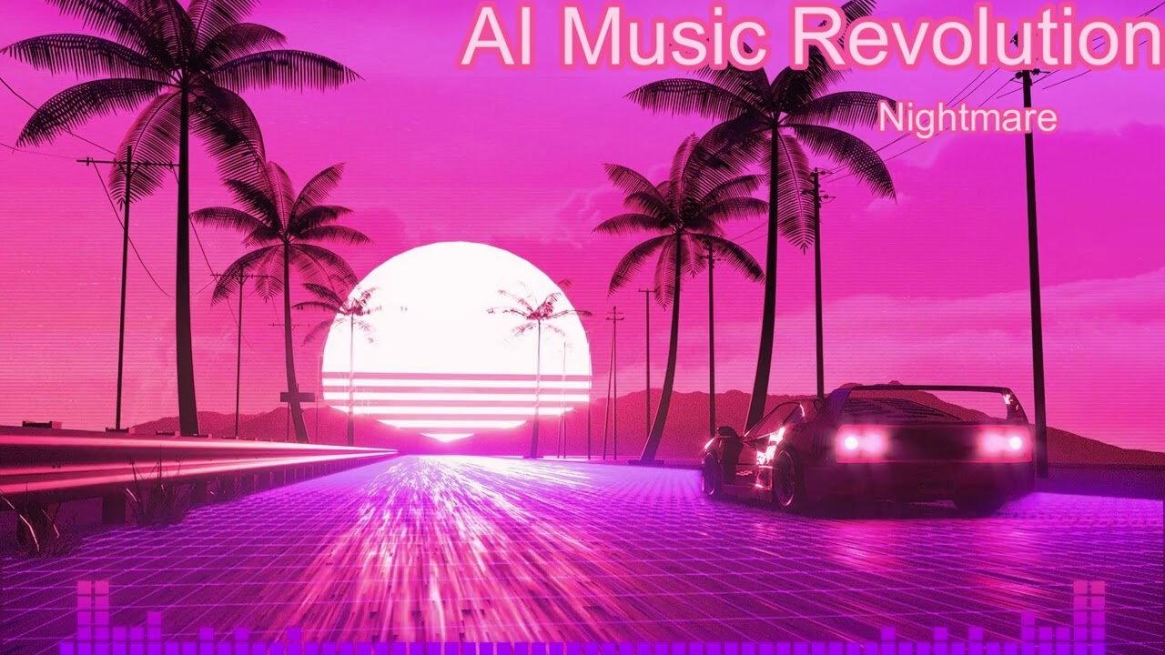 Nightmare (AI Music Revolution, music, driving bassline, aggressive, rap, electronic)